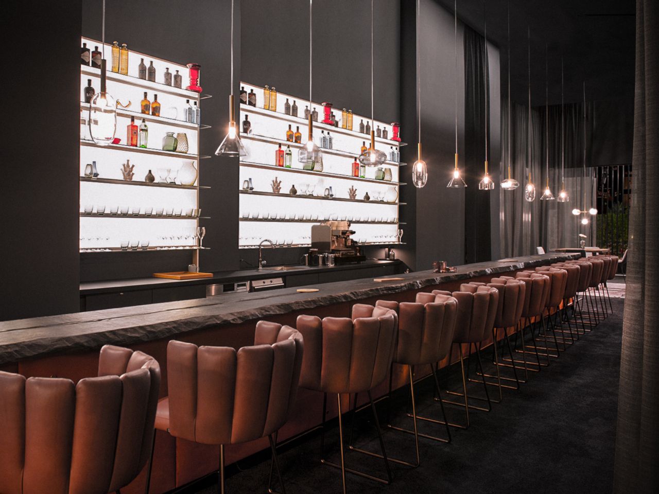 Кухонный табурет с подставкой для ног KFF ARCH-00036037 - Вид №8