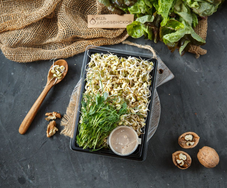 5507 Проростки маша в ореховом соусе Вкусляндия  - Вид №2