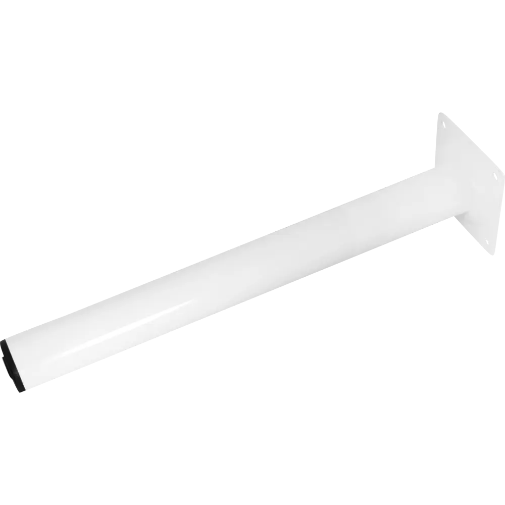 Ножка круглая 300x30 мм сталь максимальная нагрузка 30 кг цвет белый 82117923 STLM-2193688 DELICE 