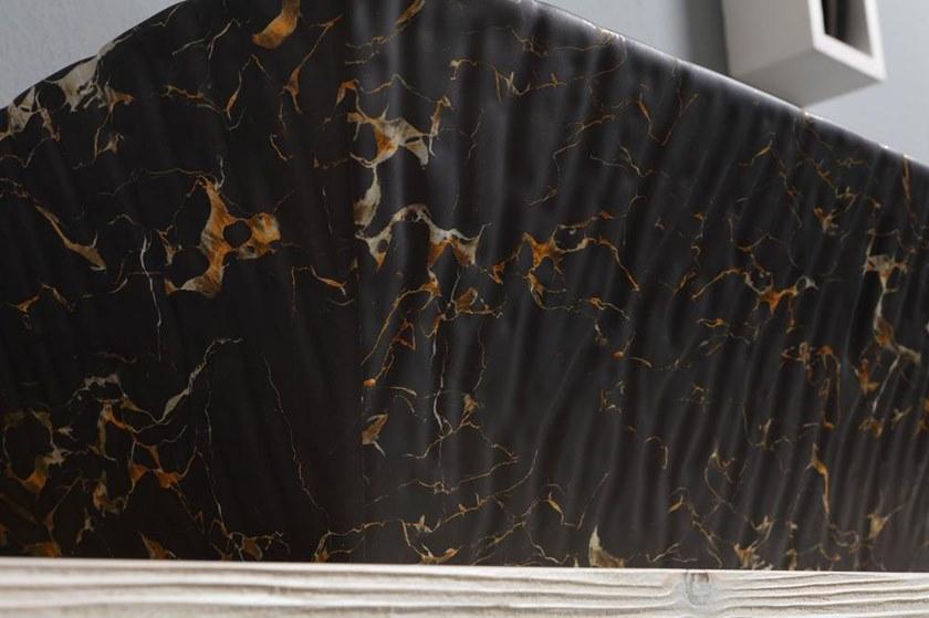 Ptr01r Подвесная раковина настенная овальная Horganica Pietra белая - Вид №22