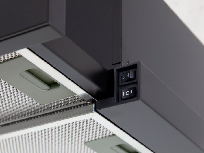 9970730 Вытяжка телескопическая MBS ARALIA 160 GLASS черный/черный STDN-0001867 - Вид №3