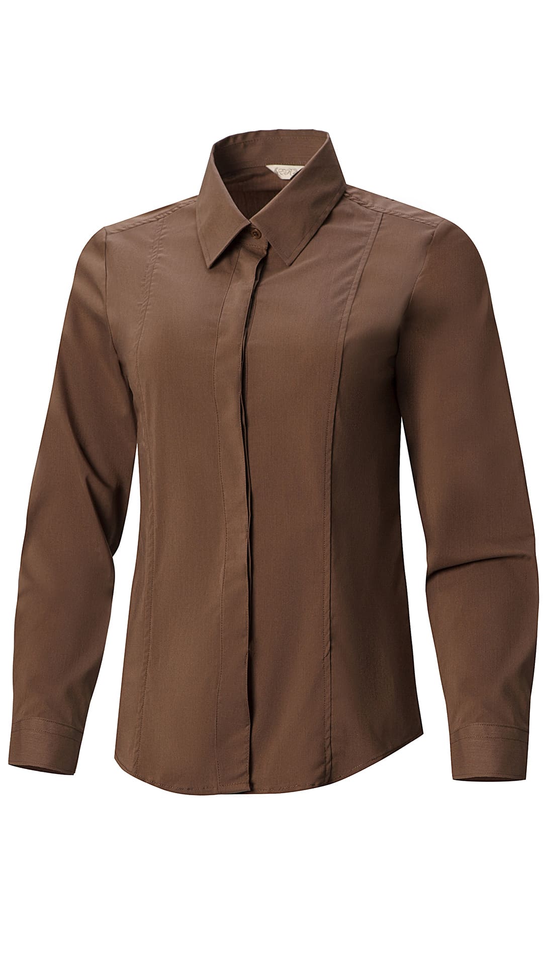 62509 Рубашка женская  chocolate El-Risto  Корпоративная одежда  размер 40 (XS) 