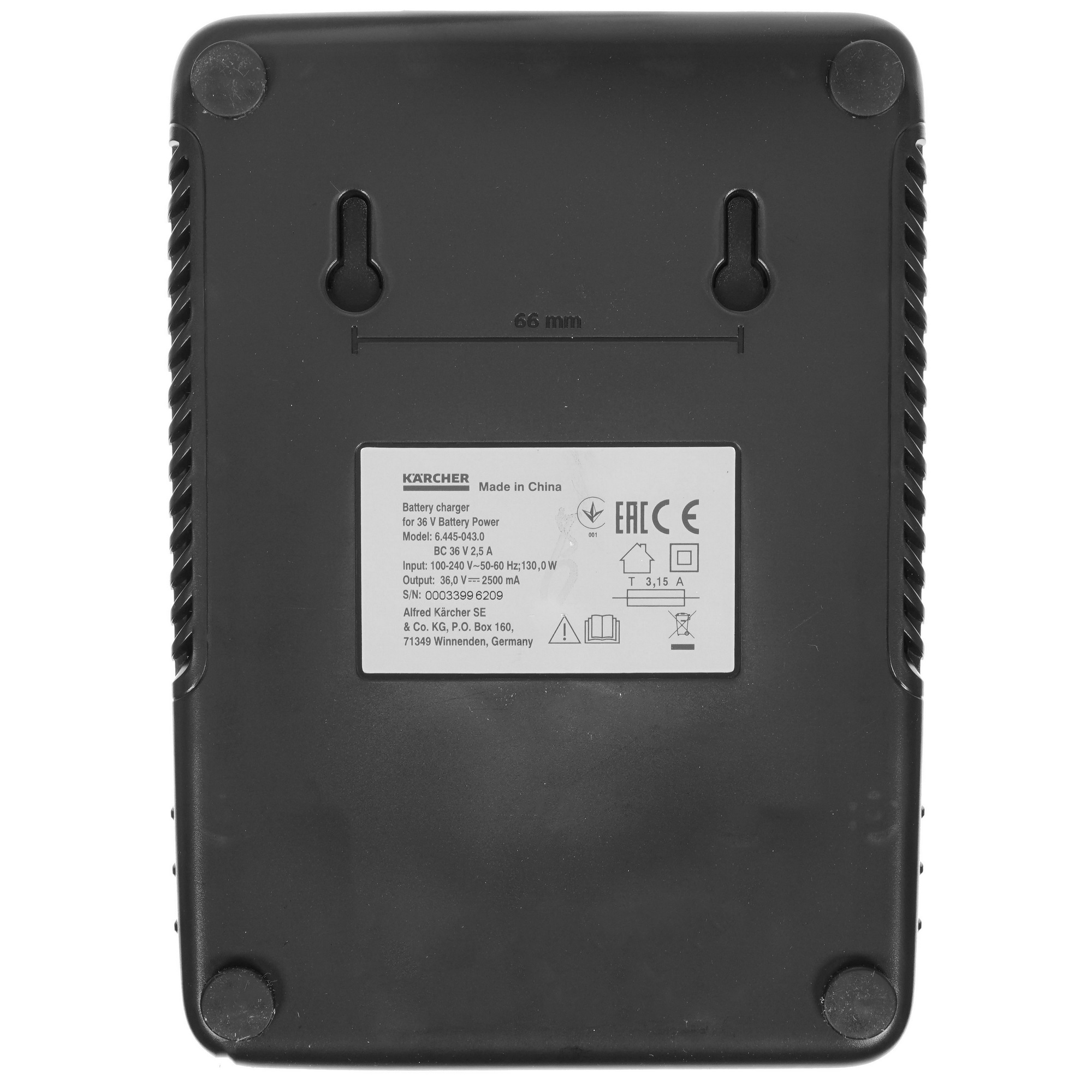 Зарядное устройство Karcher BC 36 V Battery Power 36V 8185195 STDN-0051254 - Вид №2