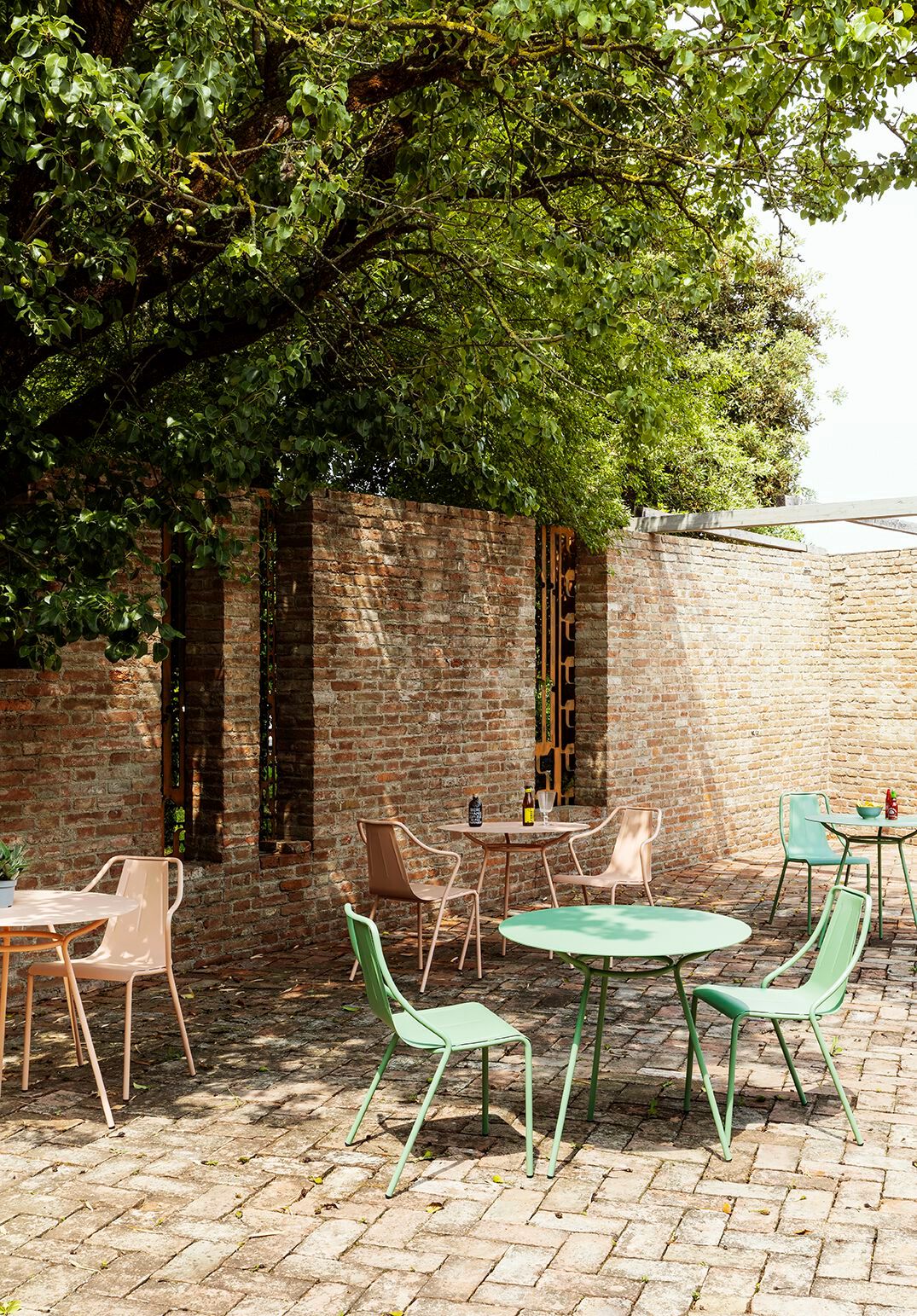 Стальной штабелируемый садовый стул Midj ARCH-00083866 - Вид №2