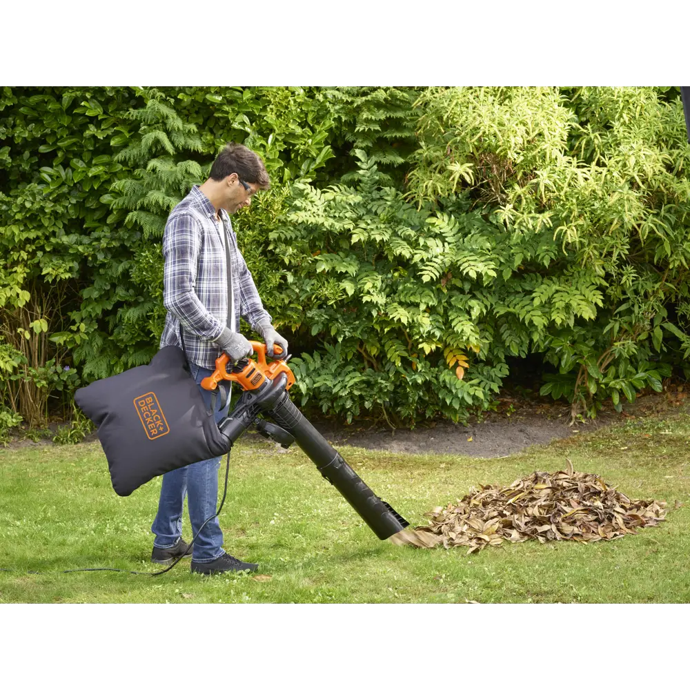 Пылесос-воздуходувка садовый электрический Black&Decker BEBLV260-QS 2600 Вт BLACK + DECKER STLM-2159687 - Вид №3