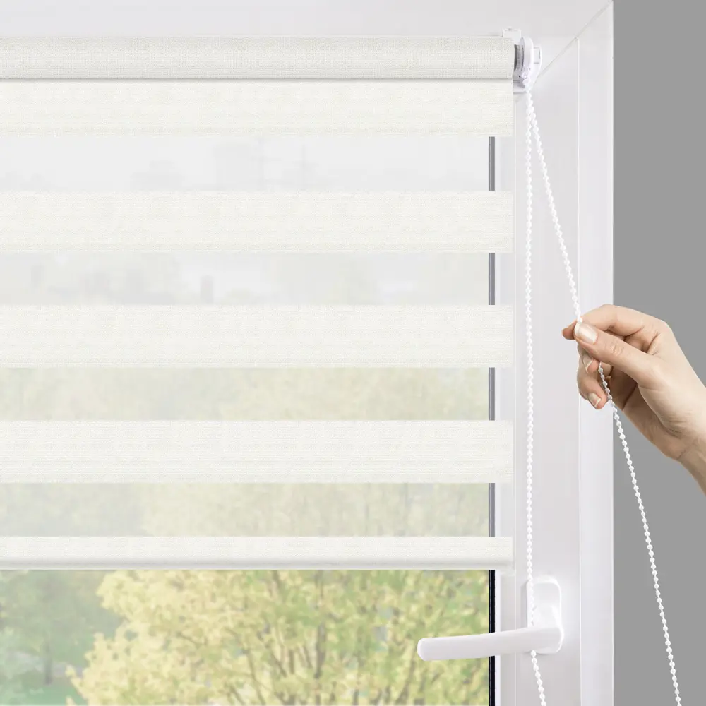 MIAMOZA Рулонная штора день-ночь Москва бежевая 40×160 см 89411370 STLM-1576561 - Вид №5