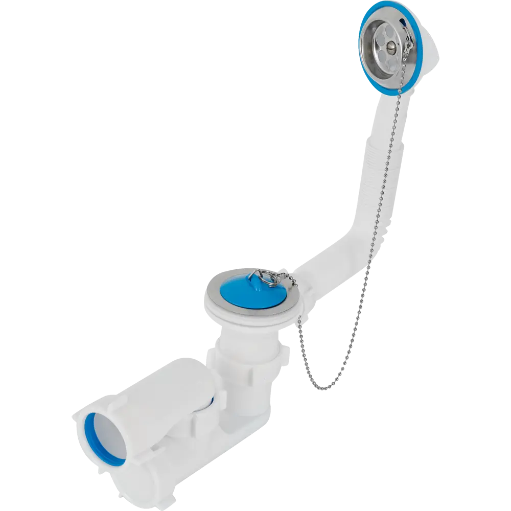 Сифон для ванны АНИ Пласт с системой слива-перелива 84660199 STLM-0053548