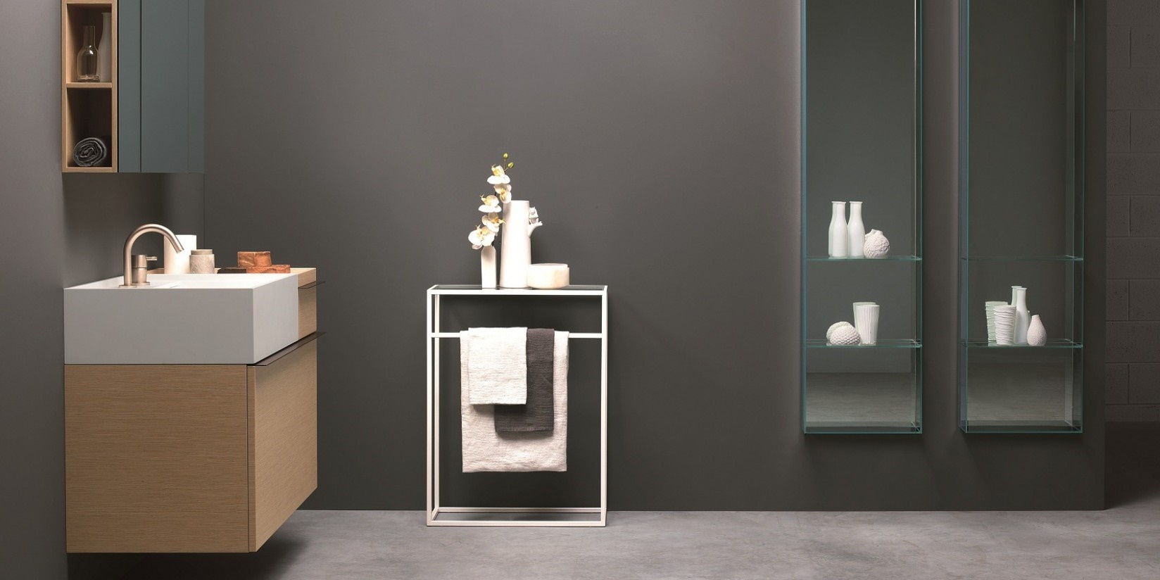 Toscoquattro Вешалка для полотенец напольная COMPLEMENTI белая 40D24AB - Вид №1