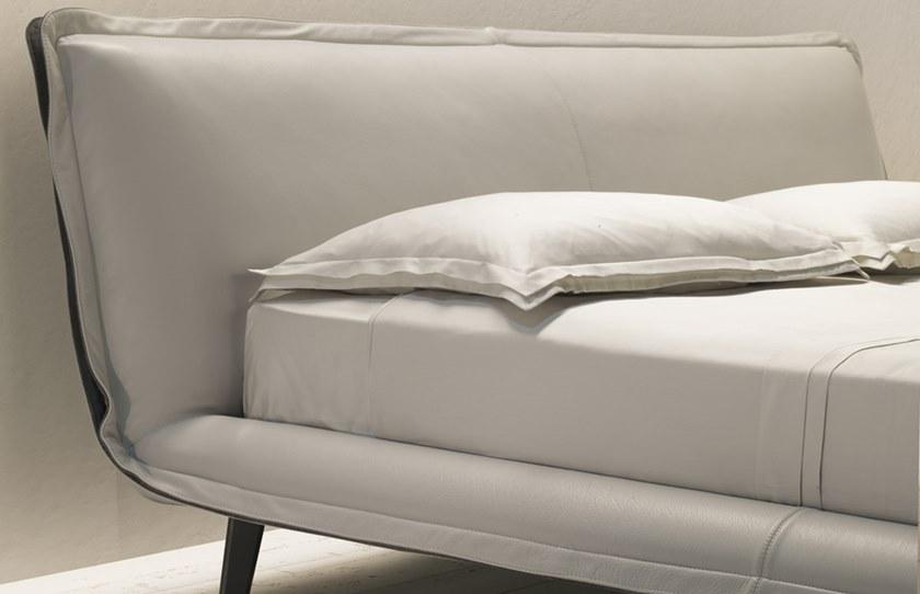 Natuzzi Двуспальная кровать с обивкой из ткани sun-id-1376677 - Вид №2