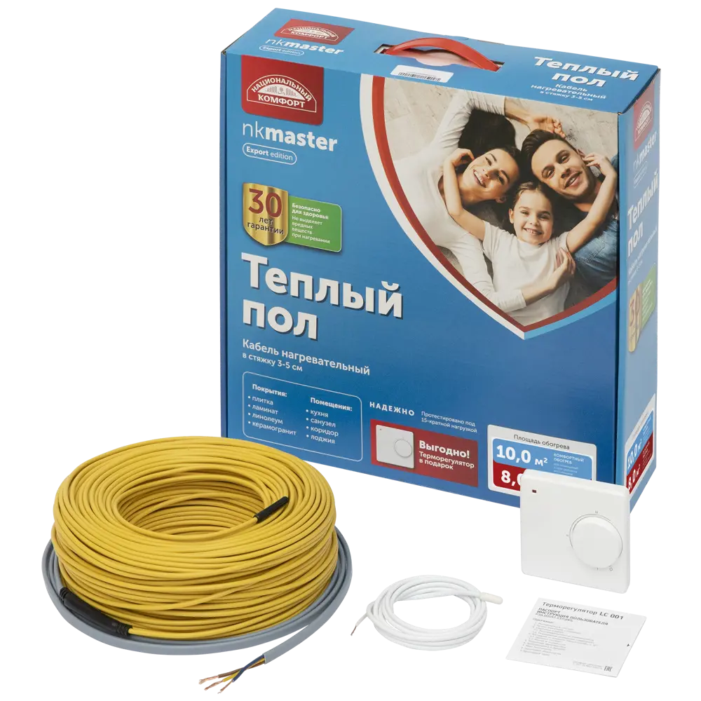 Нагревательный кабель для теплого пола Теплолюкс Национальный Комфорт 111 м, 1500 Вт STLM-2066348 - Вид №2