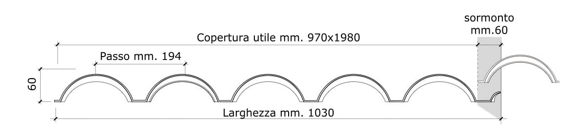 Кровельный лист Coppo First Corporation Cover-Life ARCH-00147091 - Вид №1