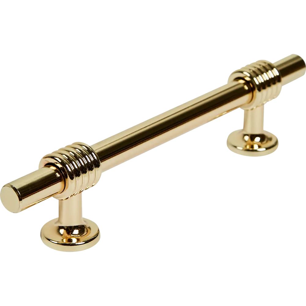 Мебельная ручка-рейлинг матовое золото 96 мм EDSON STLM-2057158