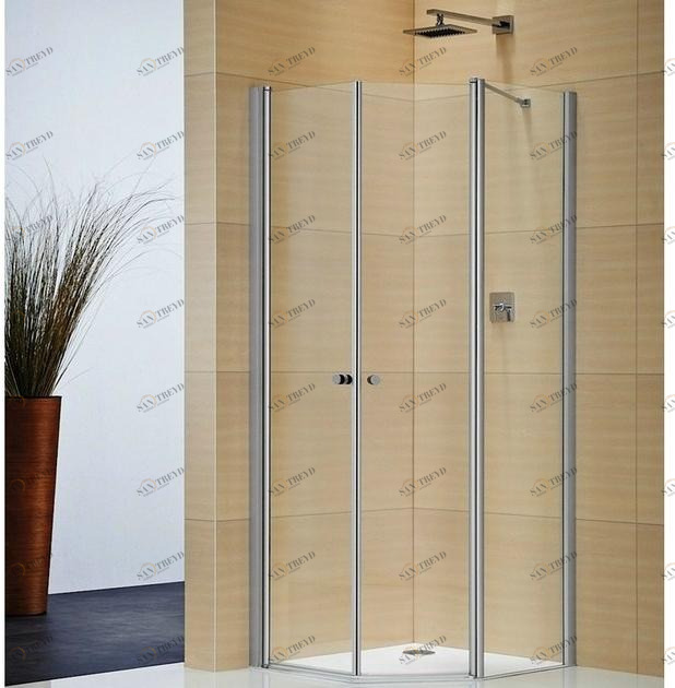 Duka Хрустальная душевая кабина Vertica - con soli profili verticali Grx l
