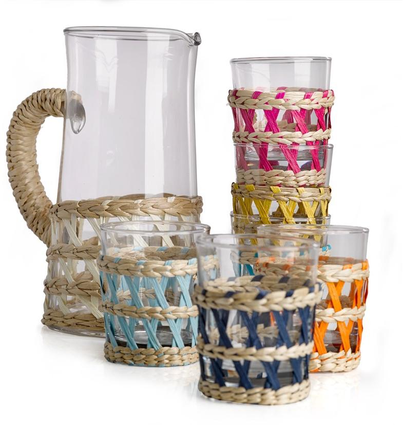 Pols Potten Набор стеклянных стаканов для воды Reed 110-400-024  - Вид №9