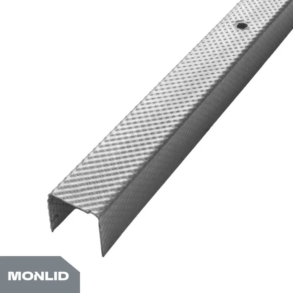 Монтажная рейка MONLID Strong 27x28 мм 3 м цвет серый STLM-2201059 - Вид №1
