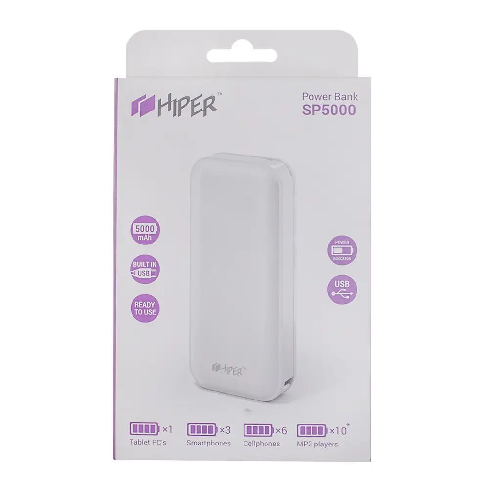 Аккумулятор мобильный Hiper SP 5 Aч Santreyd STLM-2089615 - Вид №1