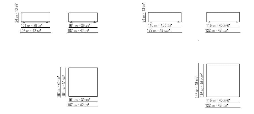 Деревянный квадратный журнальный столик Flexform Перри ARCH-00021109 - Вид №3
