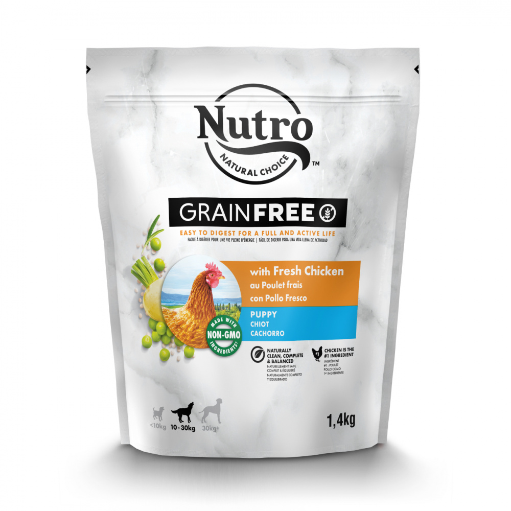 ПР0059442 Корм для щенков со свежей курицей и экстрактом розмарина сух. 1,4кг NUTRO 