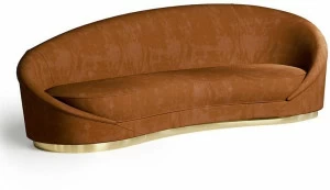 Vismara Design Изогнутый кожаный диван Luxury entertainment