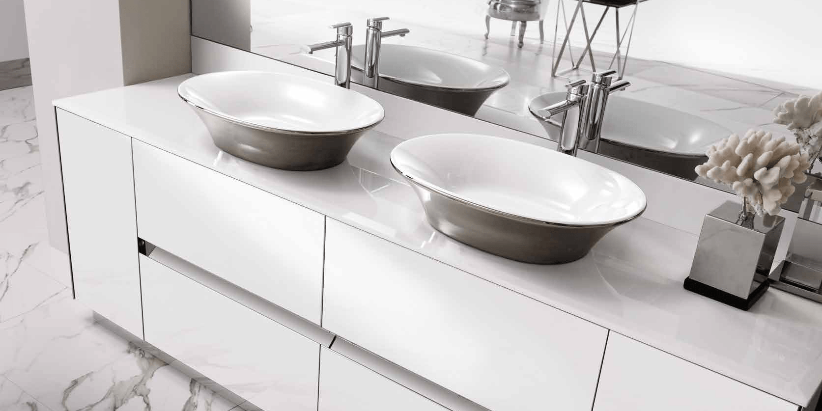 9848F04B Встроенная раковина под столешницу овальная MILLDUE  - Вид №2