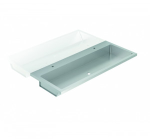 GW08 38 04 01 Genwec Общая мойка из нержавеющей стали 304 без нагрудника, 1800 мм