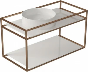 2074RA Подвесная раковина настенная прямоугольная Galassia