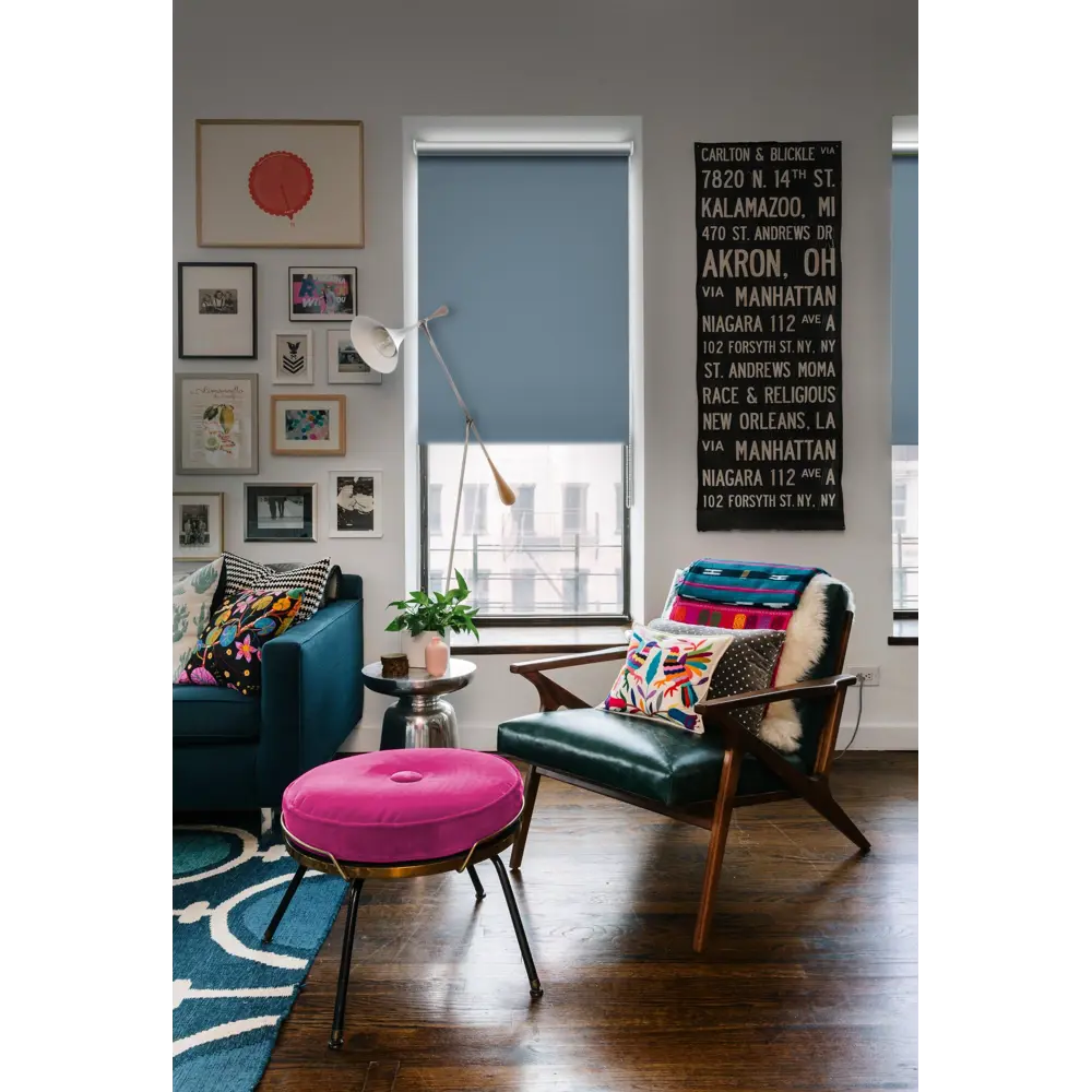 Штора рулонная Blackout 55x175 см серо-синяя ЭСКАР STLM-2169893 - Вид №3