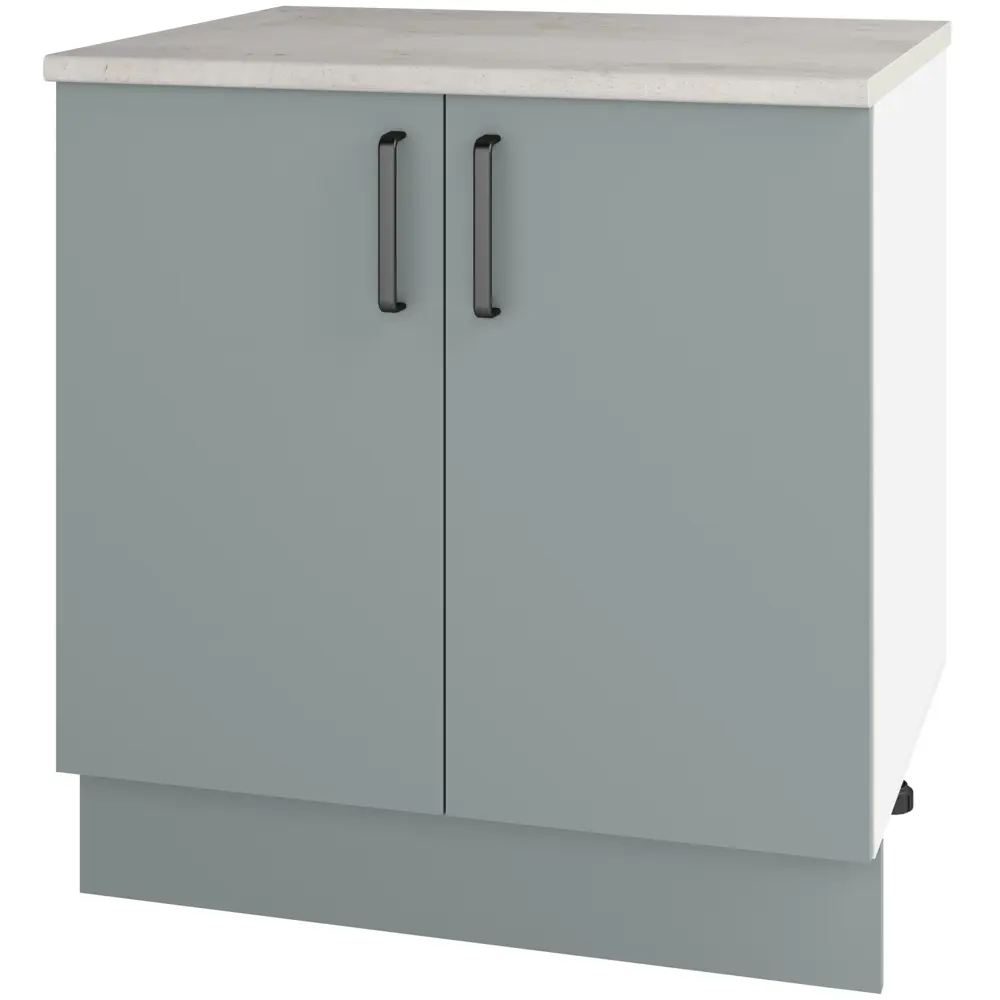 Кухонный шкаф напольный Неман 80x86x56 см ЛДСП цвет зеленый Santreyd STLM-2176087 - Вид №2