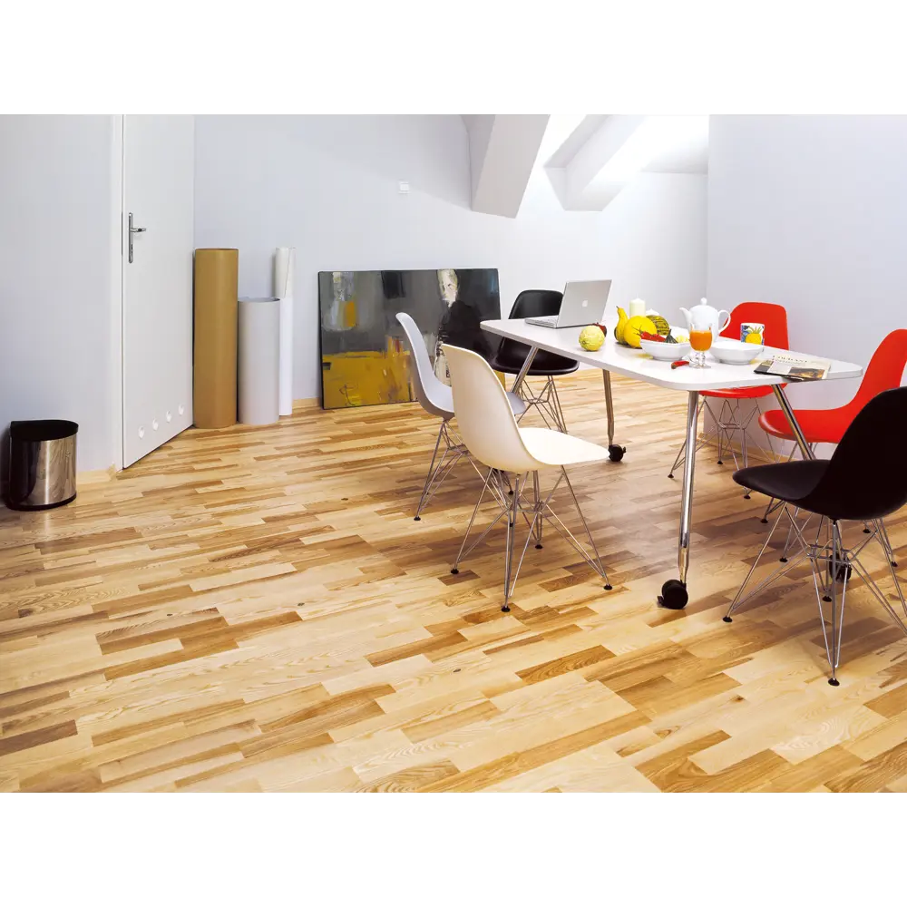 Паркетная доска трёхполосная «Ясень Престиж ВК» лак 1.58 м² Barlinek STLM-2138329 - Вид №4