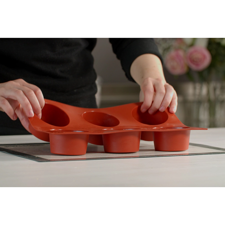 20.023.00.0065 Форма для приготовления маффинов muffin 18 х 33,5 см силиконовая Silikomart  - Вид №5