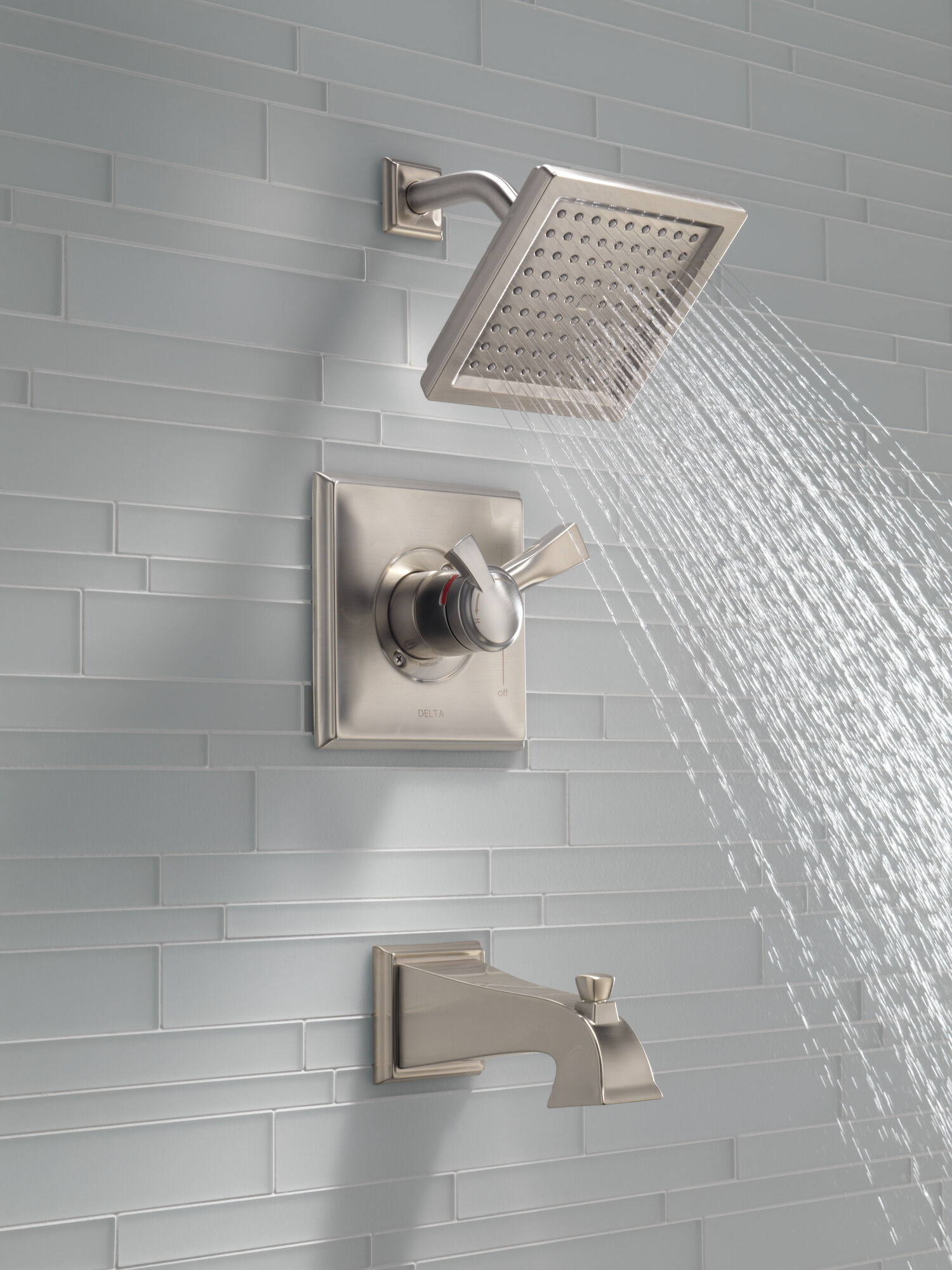 T17451-SS Для ванны и душа Monitor® 17 Series Delta Faucet Dryden Нержавеющая сталь  - Вид №5