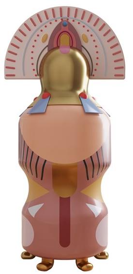 Scarlet Splendour Буфет из лакированной фанеры с распашными дверцами I danzatori Ch01 - Вид №3