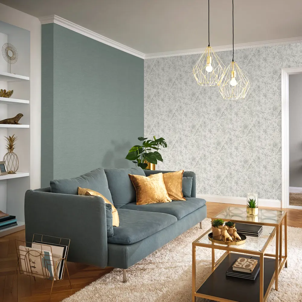 Обои флизелиновые Rasch Florentine серые 0.53 м 449846 STLM-2149377 - Вид №6