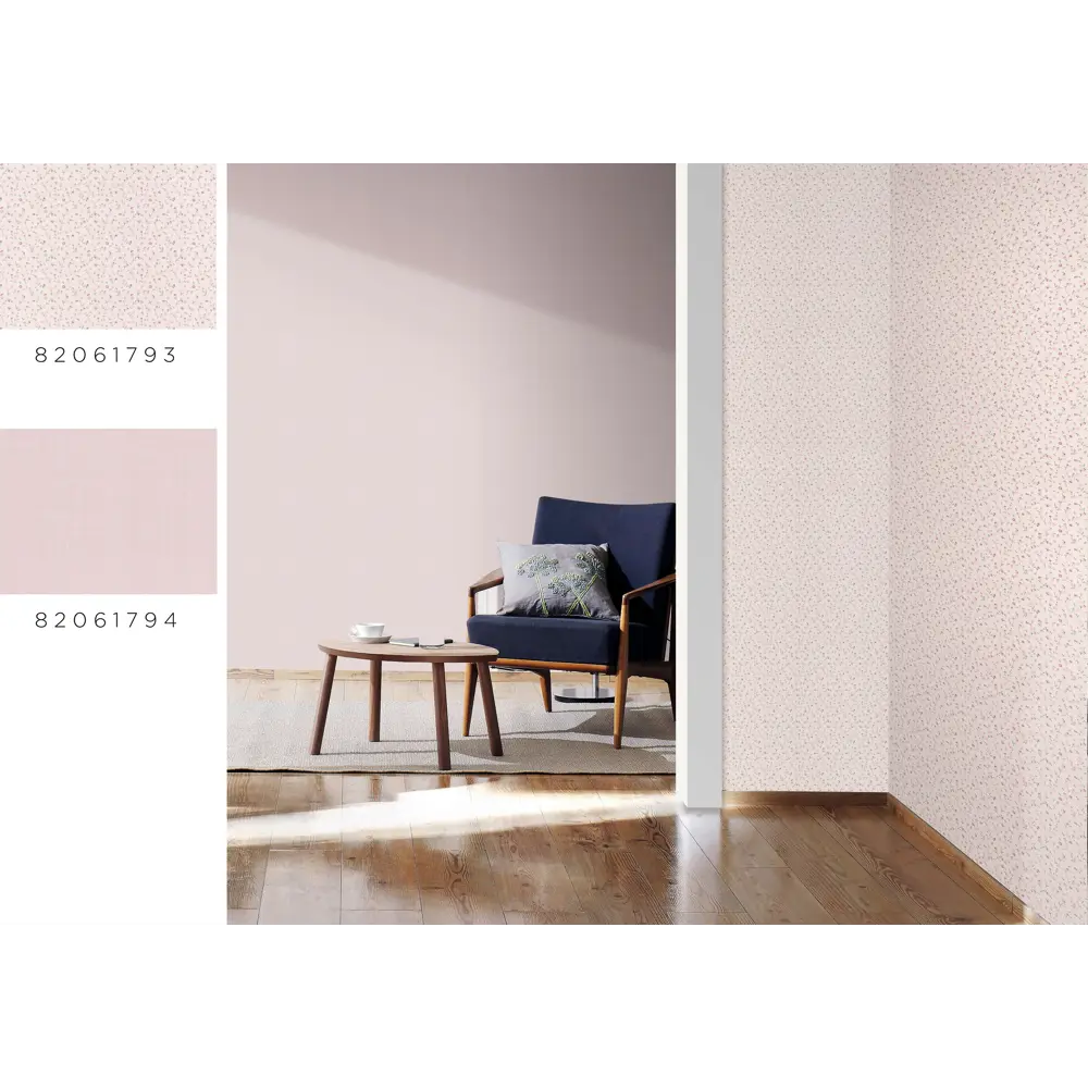 Обои флизелиновые Rasch Lazy Sunday розовые 0.53 м 453935 STLM-2117237 - Вид №4