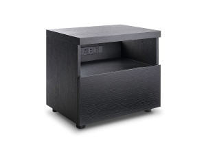 Деревянная прямоугольная тумбочка