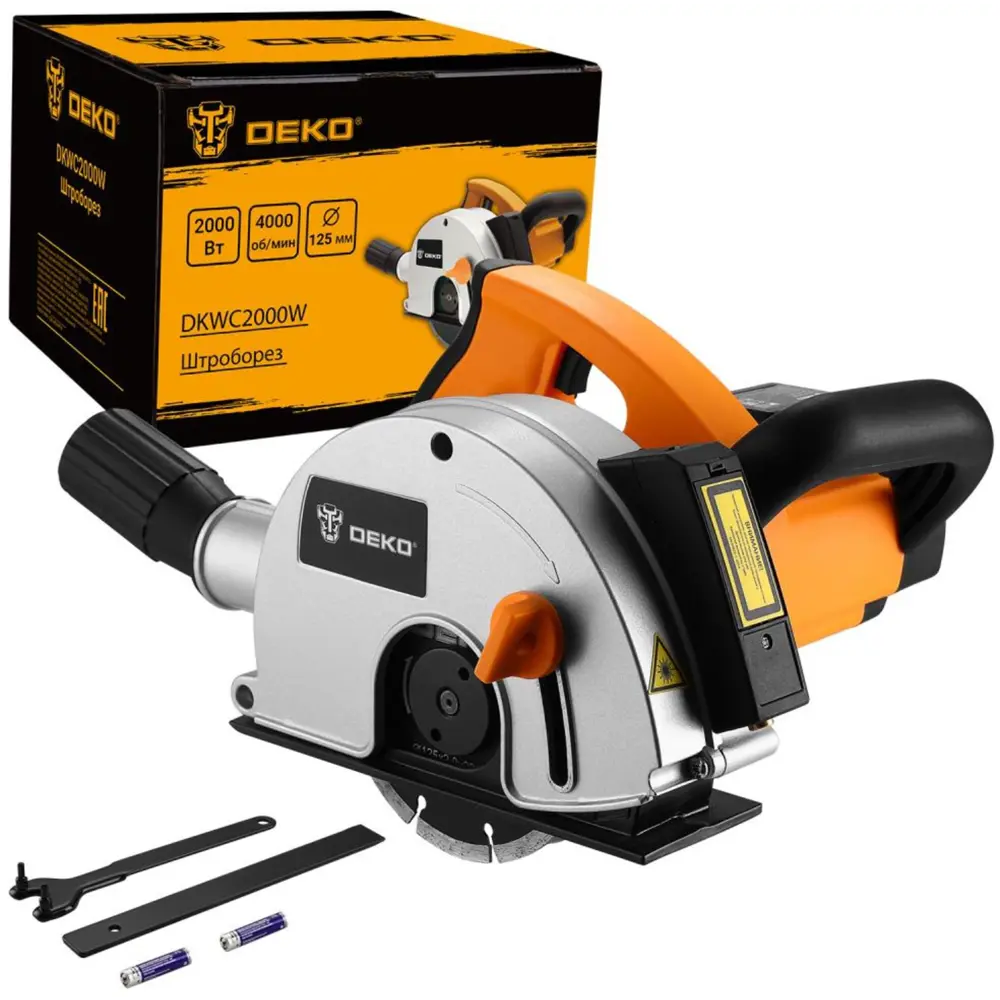 Штроборез DEKO DKWC2000W с лазерным указателем для профессиональных работ 89403027 STLM-1412568 - Вид №1