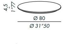 Meridiani Круглая мраморная столешница sun-id-1368407 - Вид №1