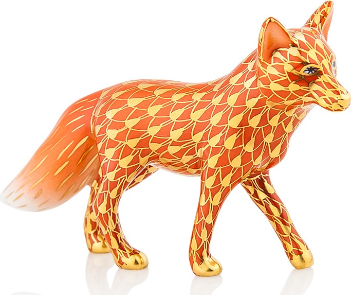 10628336 Herend Фигурка 6,5см "Лиса" Фарфор 