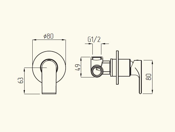 25420 Смеситель Migliore Tenesi  - Вид №1