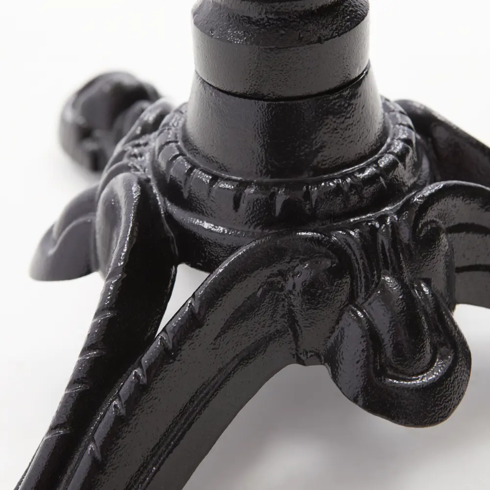 Стол садовый Naterial Paris 60x60x74.5 см чугун/камень цвет бежево-черный STLM-2100781 - Вид №5