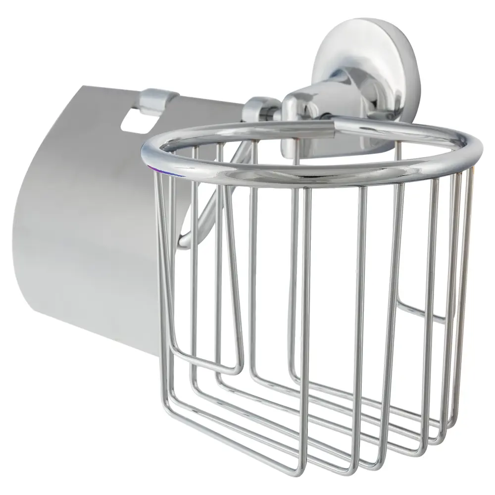 Держатель подвесной для туалетной бумаги и освежителя воздуха Sensea «Elliot», цвет хром STLM-2162970