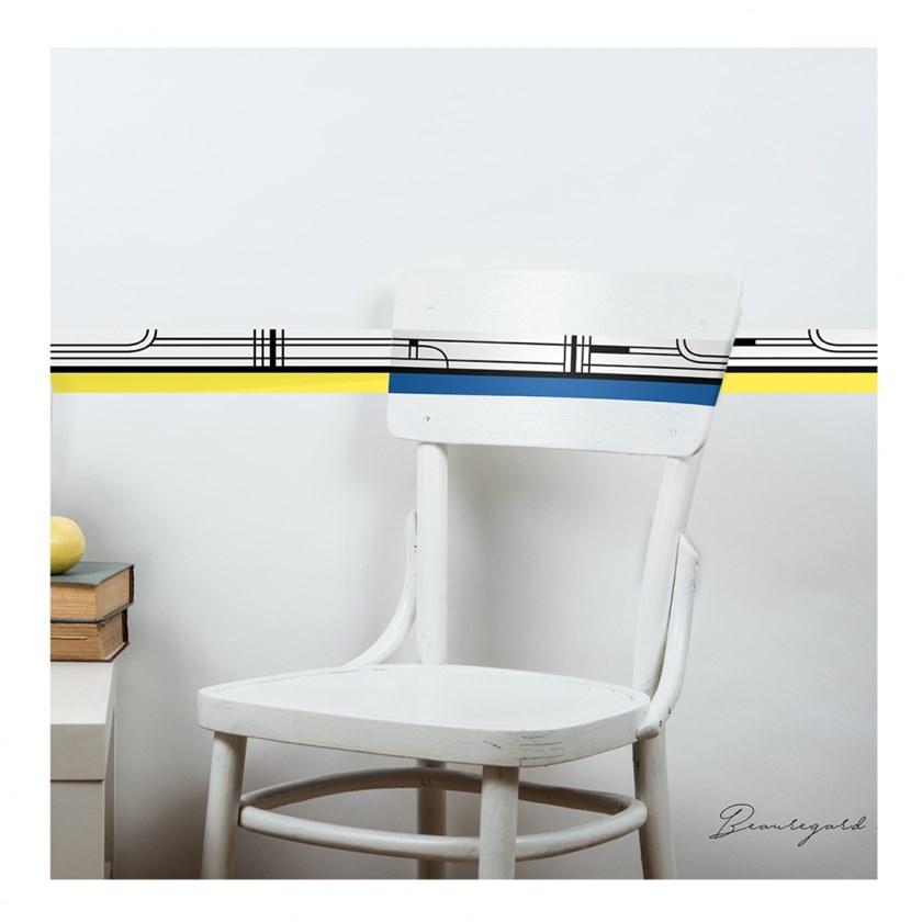 BEAUREGARD Наклейка на стену из нетканой бумаги с рисунком Baby le ® sun-id-1368739 - Вид №3