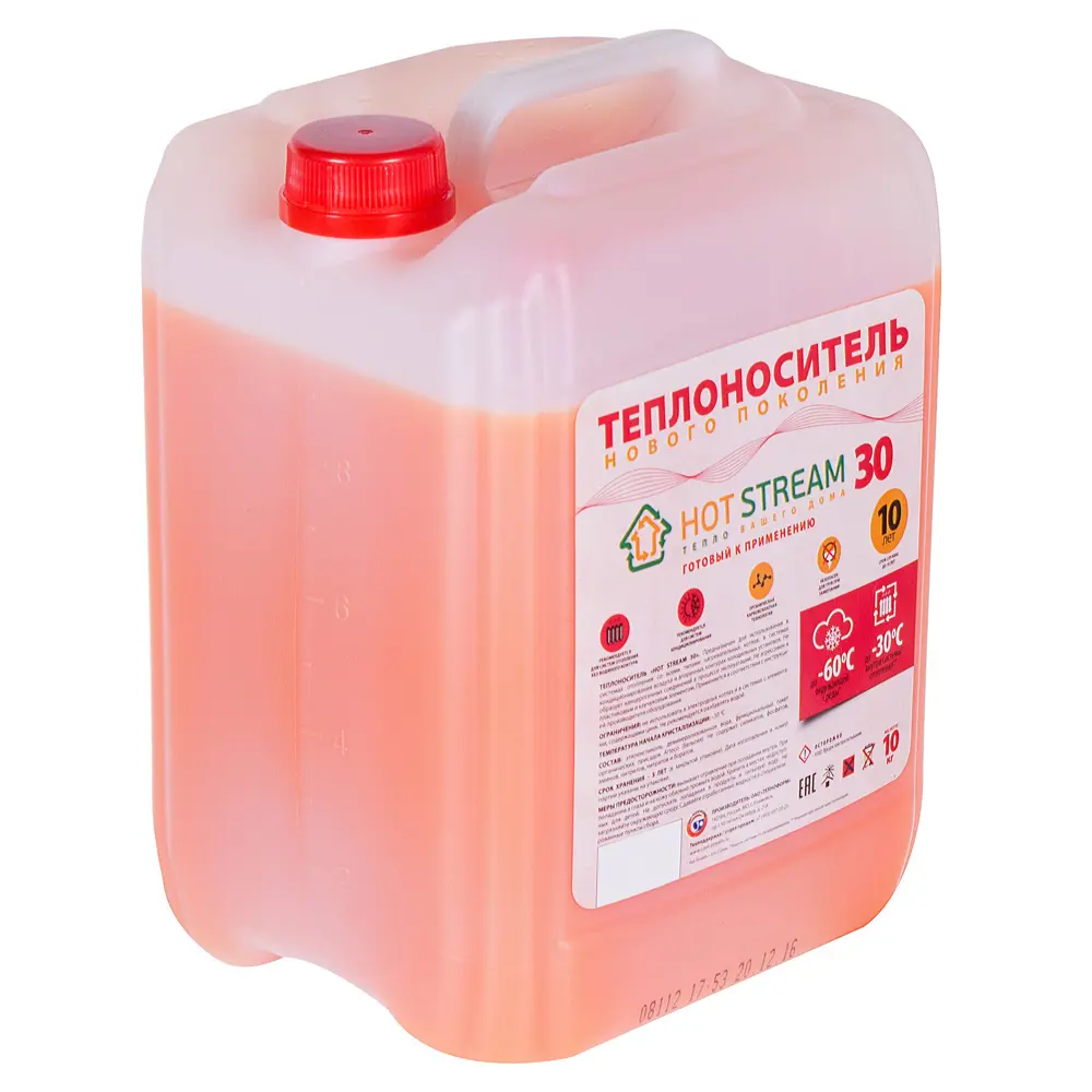 Теплоноситель Hot Stream HS-010103 -30°C 10 кг этиленгликоль STLM-2191871 - Вид №1