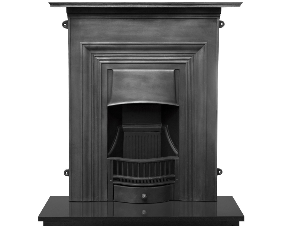 RX511 Оксфордский чугунный комбинированный камин Сarronheating 