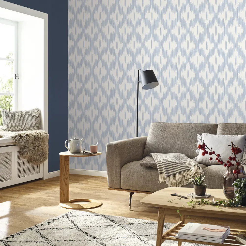 Обои флизелиновые Rasch Barbara Home Collection синие 0.53 м 527711 STLM-2208960 - Вид №3