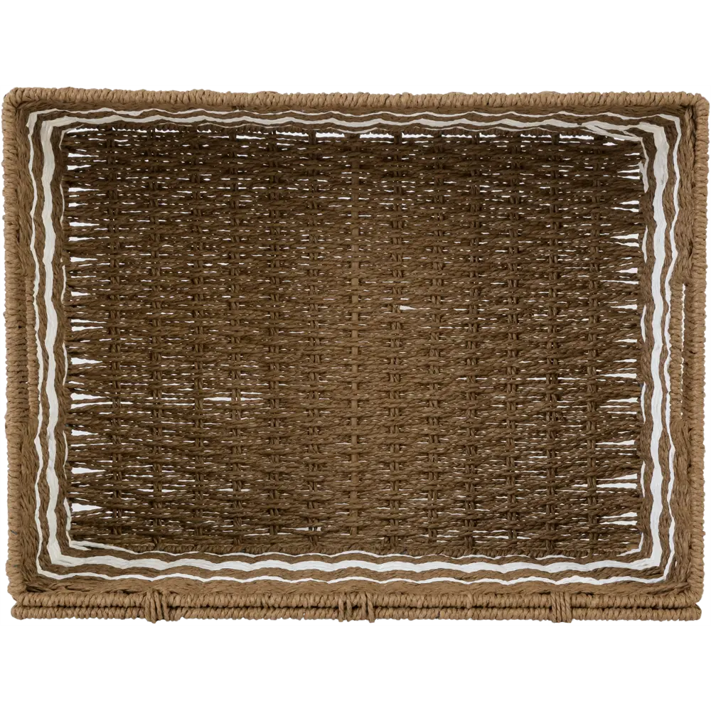 Корзина с крышкой Storidea HXL21.342 M 28x18x38 см 19 л бумага цвет коричневый STLM-2012889 - Вид №2