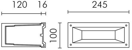 SIMES Настенная лестница из литого под давлением алюминия Link sun-id-1496275 - Вид №2
