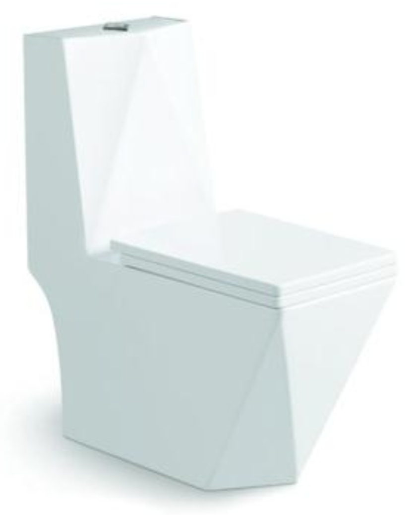 SL-5013 Унитаз напольный МОНОБЛОК Арматура GEBERIT LAB.Space 