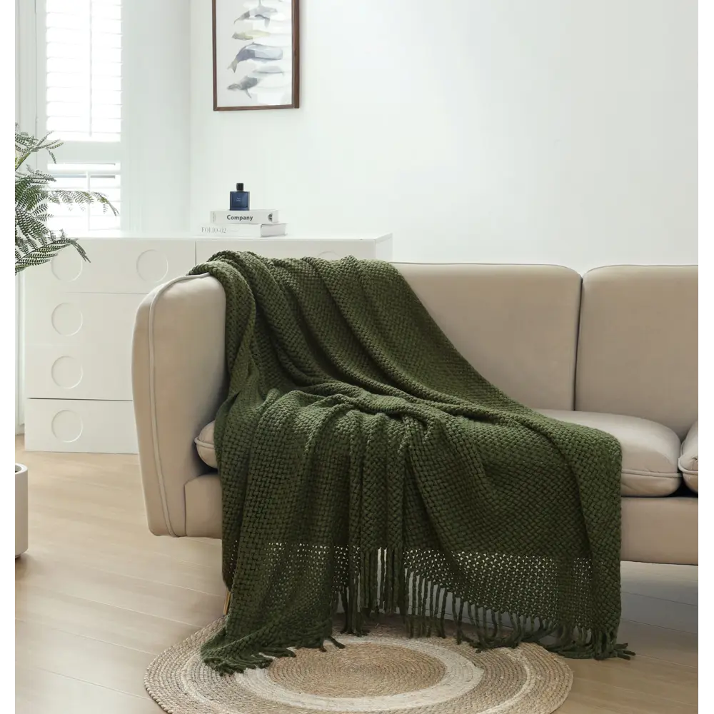 Плед Натали 150x200 см полиэстер цвет зеленый Santreyd STLM-2058927 - Вид №3