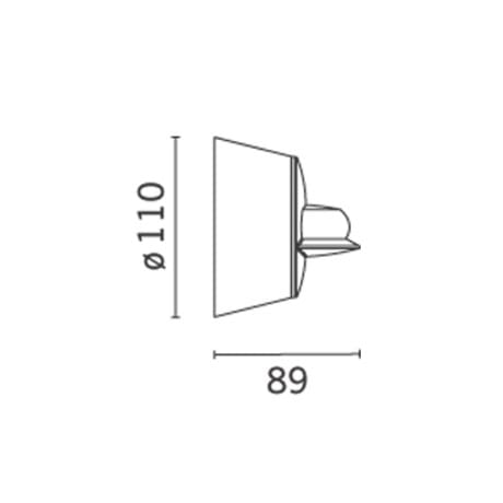 Wall washer a LED in alluminio iGuzzini ARCH-00045144 - Вид №6